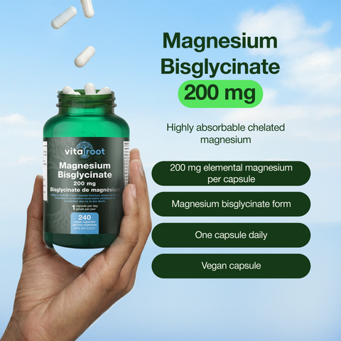 Vitamine Magnesium Bisglycinate 200mg