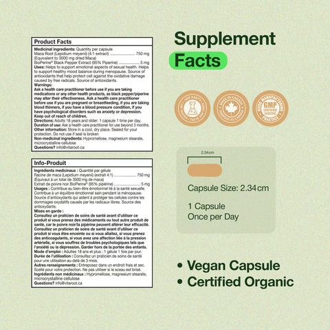 Organic Maca 3000mg