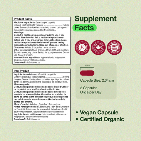 Organic Beetroot 1500mg
