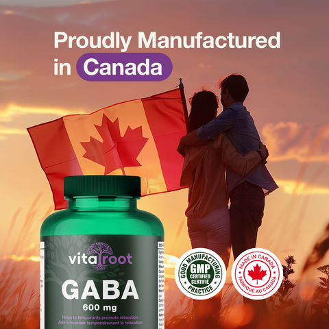VitaRoot Supplément de GABA 600 mg