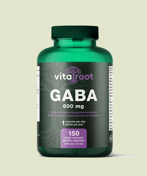 VitaRoot GABA Supplement 600mg