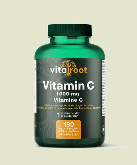 VitaRoot Vitamin C (1000mg, 180 Capsules)